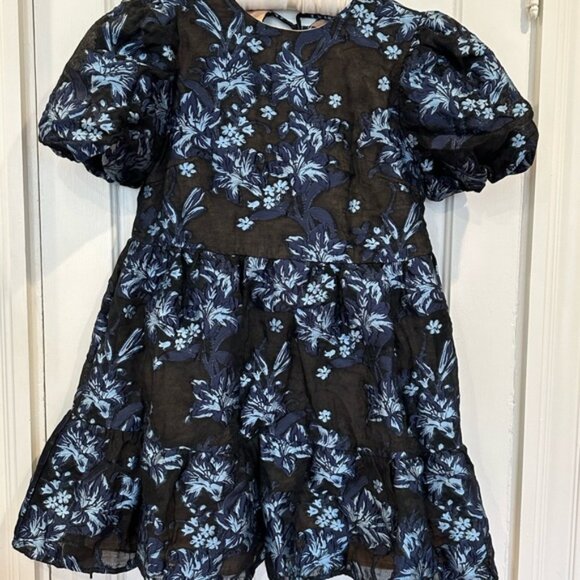 Elliatt Blue and Black Babydoll Mini Dress - Picture 2 of 11